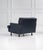 Mid-Century Modern Vintage Club Chair in Black Leather by Marco Zanuso for Arflex For Sale - Image 3 of 5
