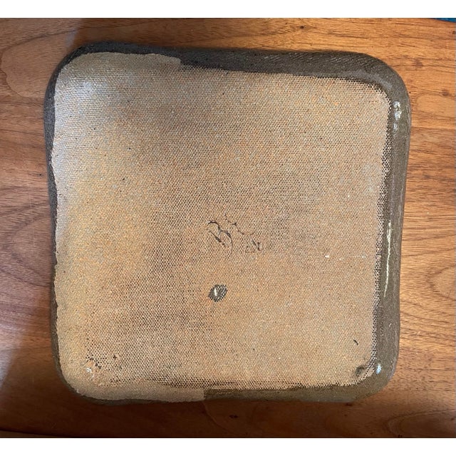 Mid-Century Modern Ceramic Plate For Sale - Image 3 of 3