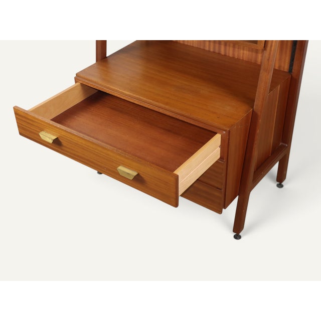 Vintage Italian Wood Bookcase, 1960s For Sale - Image 18 of 18