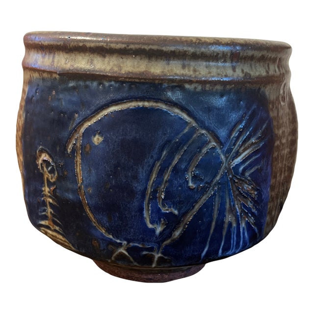 Mid 20th Century Vivika & Otto Heino Signed Studio Pottery Bowl For Sale