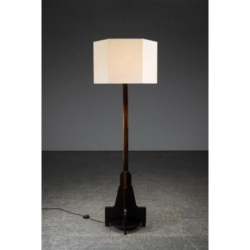 1920s Amsterdam School Standing Lamp period: 1920s origin: The Netherlands dimensions (cm): h189 x w54 x d62 cm dimensions...