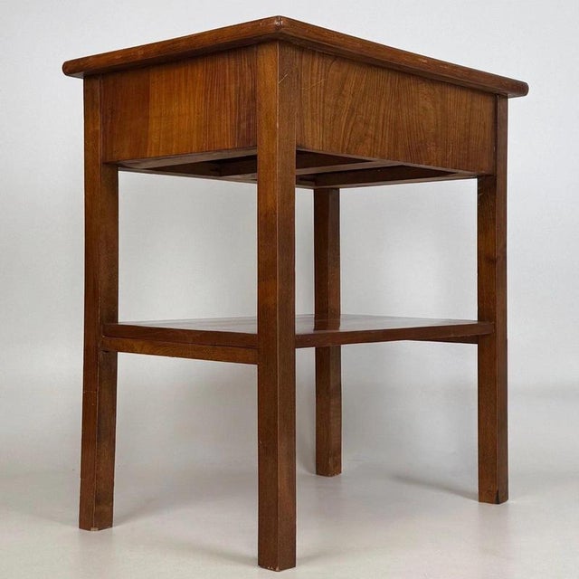 Antique English Edwardian Teak Side Table For Sale - Image 5 of 13