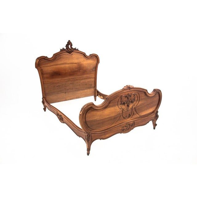 Wood Antique Bed, France, 1890s For Sale - Image 7 of 7