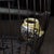 Vintage Hardwood Birdcage With Mother-of-Pearl Inlay and Porcelain Cups For Sale - Image 9 of 9