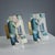 Blue Plastic and Brass Handles, Set of 2 For Sale - Image 8 of 8
