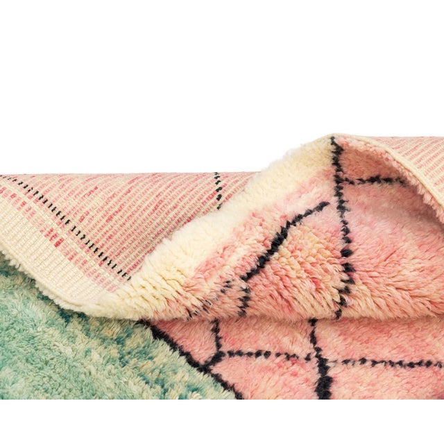 Hand-Knotted Wool Rug by Azele Studio For Sale - Image 9 of 11