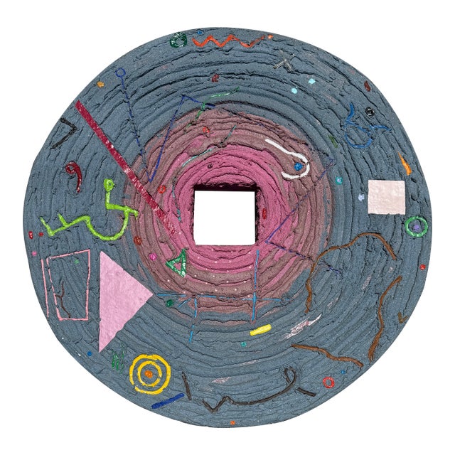 Multimedia Bio-Sonic Abstract Wall Sculpture Created by David W. McCullough 1975 For Sale