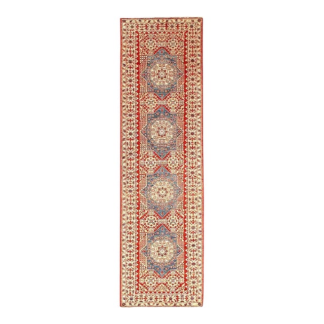 Fine Hand Knotted Mamluk Runner For Sale