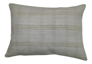 White Textile Kilim Pillow