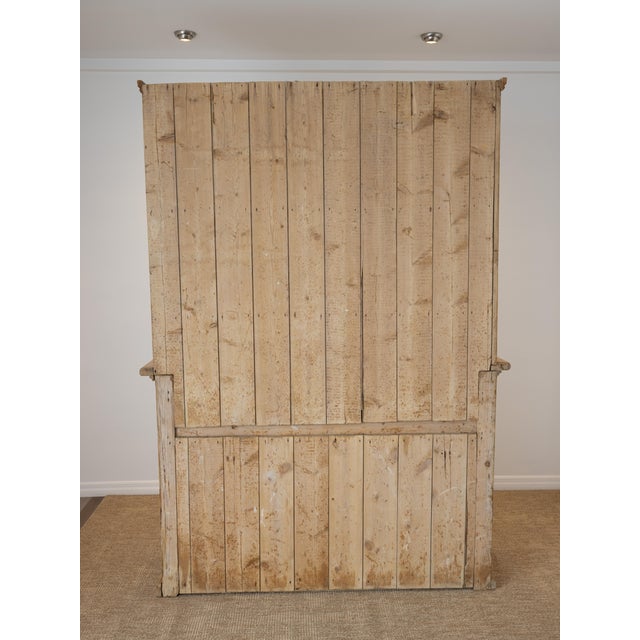 Antique English Pine Kitchen Dresser (Hutch) - Circa 1905 For Sale - Image 15 of 15
