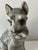 Gray Vintage Mid Century Ceramic Gray Schnauzer Statue For Sale - Image 8 of 11