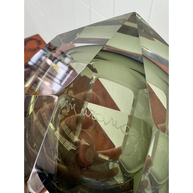 Murano Glass Ashtray attributed to Flavio Poli for Seguso, 1960s For Sale - Image 10 of 13