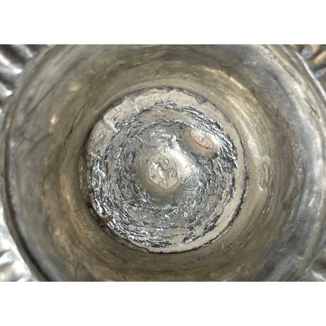 Antique 1800s Antonius Ruijter Repousse Floral Dutch Chased 833 Silver Tea Caddy For Sale - Image 12 of 14