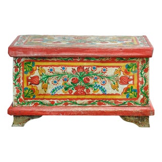 Small Folk Art Chest, 1930 For Sale