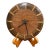 Vintage Mid Century Modern Style Wooden Wall Clock For Sale