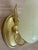 Pair of Amazing Opaline Sconces Rewired with New Brass Backplates to be Used for US Wiring and Junction Boxes. Color is a...