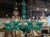 Teal 12 Arm Murano Glass Chandelier For Sale In Dallas - Image 6 of 7