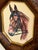 Original Hand-Painted Horse Portrait Painting in a Vintage Italian Frame For Sale - Image 4 of 4