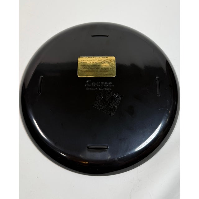 Plastic Vintage Mid-Century Modern Couroc of Monterey Engravable Golf Serving Tray For Sale - Image 7 of 9