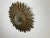 Vintage Golden Sunburst Mirror, 1960s For Sale - Image 4 of 11