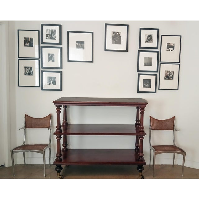 Mahogany Etagere on Bronze Casters, by Robert Strahan, Dublin, Mid-19th Century For Sale - Image 14 of 18