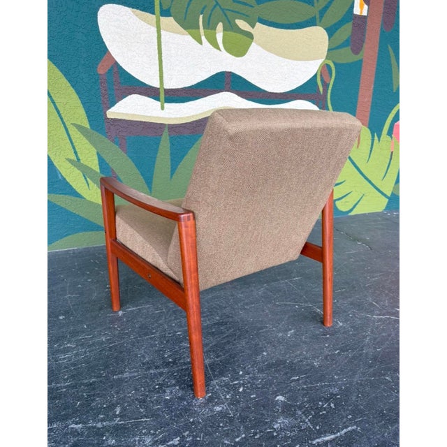 Mid Century Swedish Ulferts Tibro Teak Lounge Chair For Sale In Tampa - Image 6 of 12