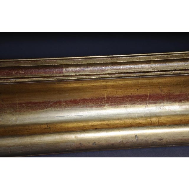 Monumental Sheet Gilded Mirror Frame, 1850s For Sale - Image 14 of 17