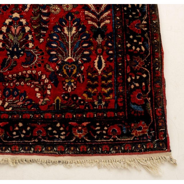 Mid 20th Century Persian Sarouk Rug, 6' 5" X 4' 1.5" For Sale - Image 5 of 6