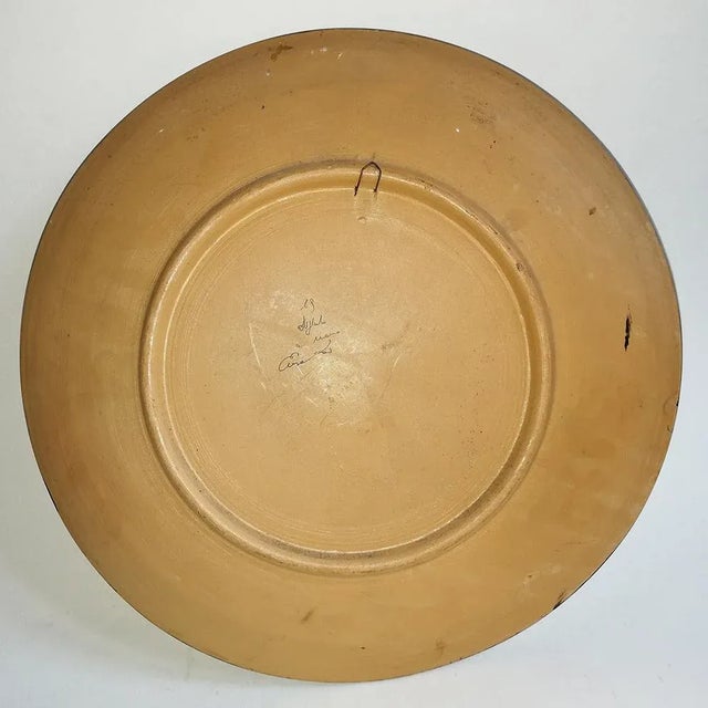 Vintage Plate by Lorenzo Loi For Sale - Image 3 of 6
