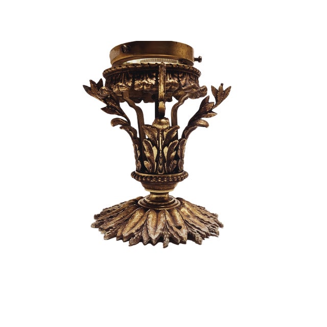 Metal Empire Bronze Pending Lamp with Uranium Glass, France, 1890s For Sale - Image 7 of 14