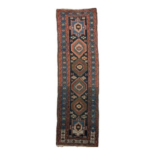 Northwest Vintage Runner Persimmo Pastel Hues Rug2.9 x 9.8 For Sale