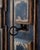 18th Century Baroque Two-Part Cabinet with Black Finish and Blue Interior For Sale - Image 10 of 17
