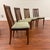 Beautiful set of six vintage dining chairs with afromosia (African teak) frames and cane backs, made in the U.K. by G-Plan...