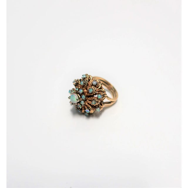 60's Cocktail Cluster Ring