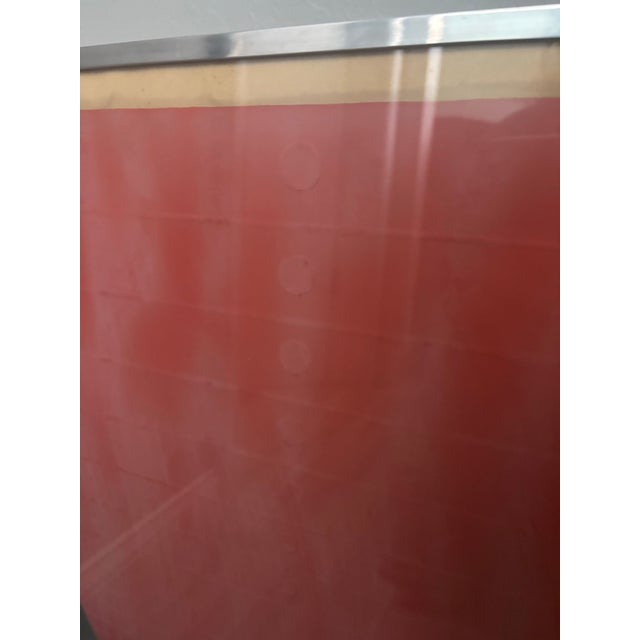 1960s “Distant Memory” Wood Block Print by Japanese Artist Kunihiro Amano, 1968 For Sale - Image 5 of 8