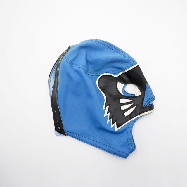 Original Vintage Set of 7 Mexican Children Wrestling Masks For Sale - Image 12 of 18