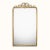 Glass Large Antique Mirror with Bow Crest For Sale - Image 7 of 8