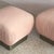 Blush-Upholstered Brass-Based Soufflé Ottoman Poufs by Marge Carson Circa 1986 - A Pair For Sale In Miami - Image 6 of 12