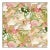 Schumacher X Clements Ribeiro Daisy Chain Fabric in Green & Pink For Sale