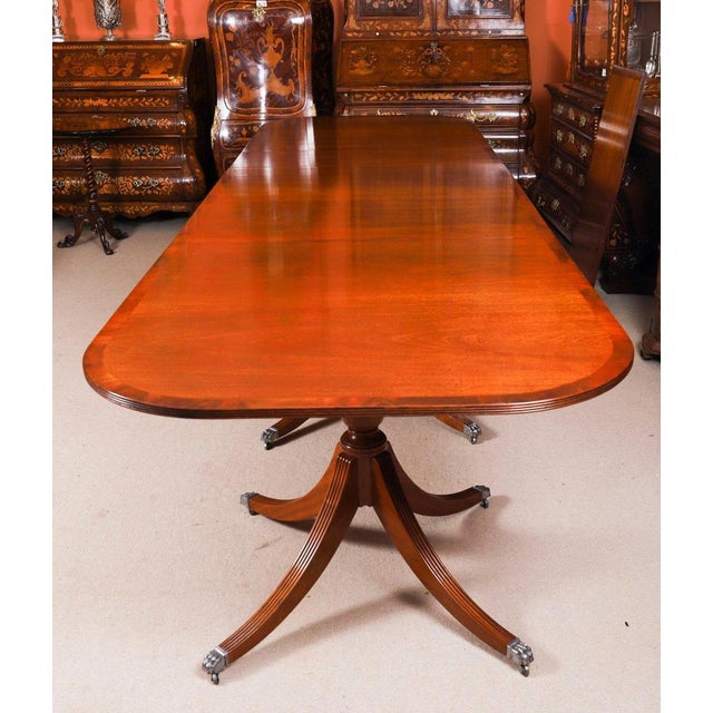Vintage Regency Pillar Dining Table, 1800s For Sale - Image 6 of 18