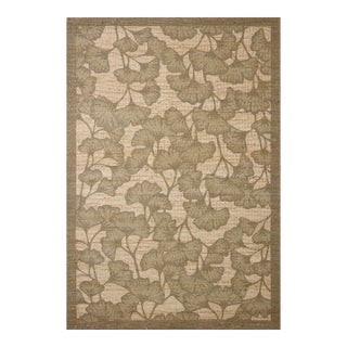 Chris Loves Julia x Loloi Rue Olive / Sage 2'-3" x 3'-9" Accent Rug For Sale