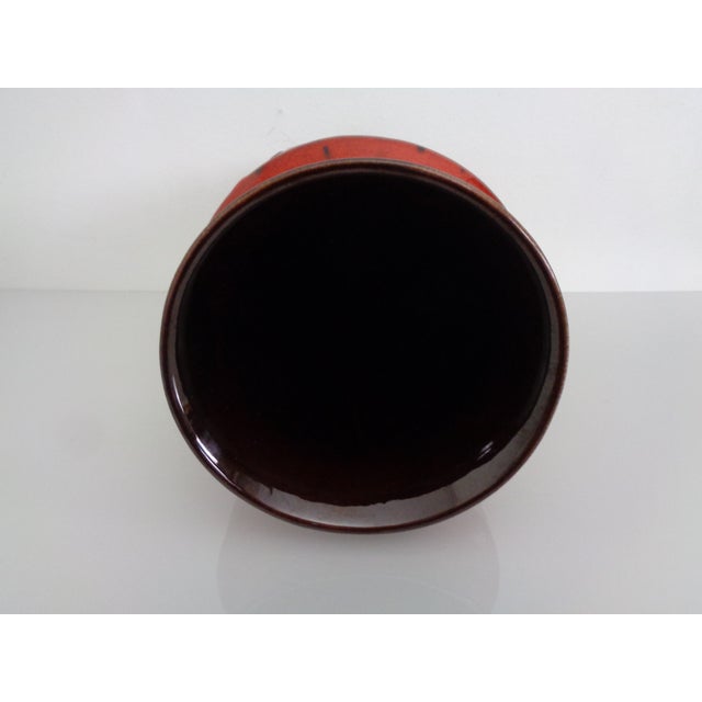 Large Flower 973-45 Ceramic Vase from Bay Keramik, Germany, 1970s For Sale - Image 12 of 15