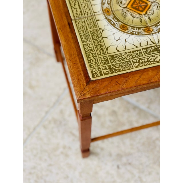 Danish Nesting Tables in Teak and Ceramic, 1960s, Set of 3 For Sale - Image 16 of 18