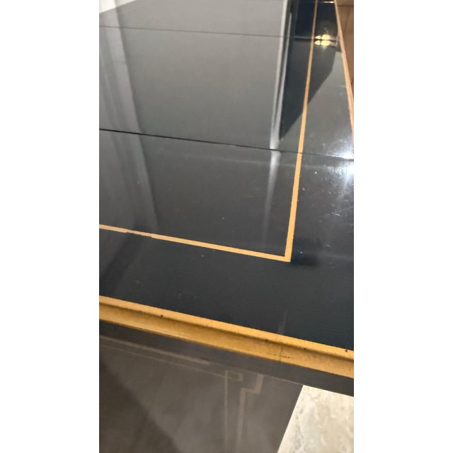 Black 1980s Drexel Heritage Chinoiserie Server For Sale - Image 8 of 10