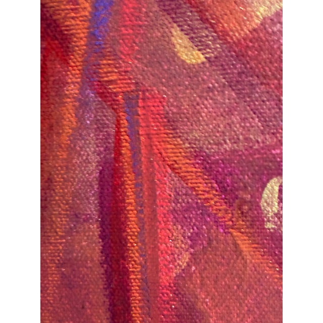 Michelle Tsosie Sisneros Original Painting Large 48x36 Signed Southwestern Art For Sale - Image 13 of 18