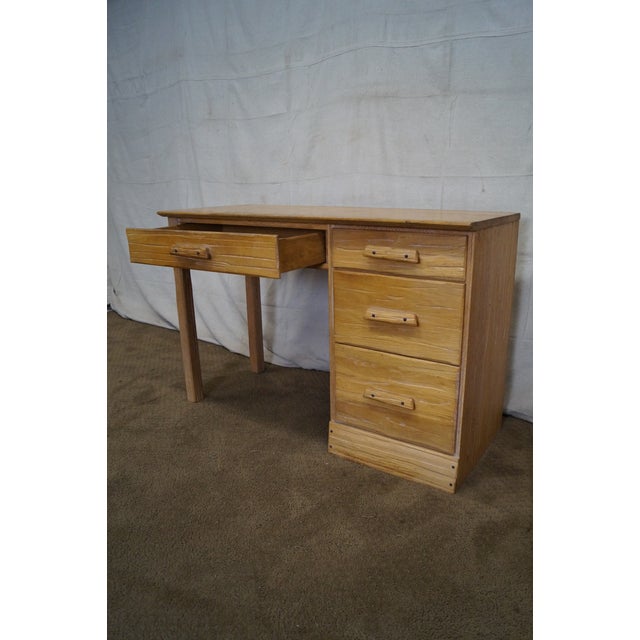 Brandt Ranch Oak Rustic Southwest Style Writing Desk (A) Chairish