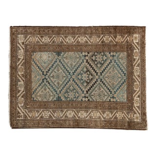 Vintage Fine Distressed Malayer Rug - 3'3" X 4'4" For Sale