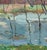 1970s Vintage Impressionism River Oil Painting, Ukrainian Artist, 1970s 20-19 For Sale - Image 5 of 6