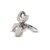 Ladies 18k White Gold 5.00ctw Pave Diamond Bow Statement Cocktail Ring, Size 8 For Sale - Image 4 of 7