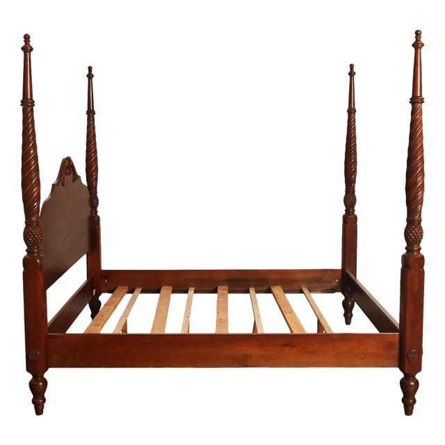 Ethan Allen 'British Classics' King Poster Bed For Sale